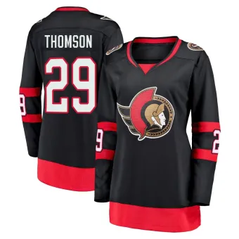 Women's Lassi Thomson Ottawa Senators 2020/21 Home Premier Jersey - Black Breakaway