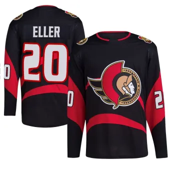 Youth Lars Eller Ottawa Senators Reverse Retro 2.0 Jersey - Black Authentic