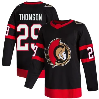 Youth Lassi Thomson Ottawa Senators 2020/21 Home Jersey - Black Authentic