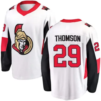 Youth Lassi Thomson Ottawa Senators Away Jersey - White Breakaway