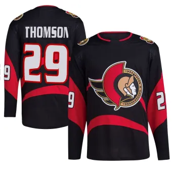Youth Lassi Thomson Ottawa Senators Reverse Retro 2.0 Jersey - Black Authentic
